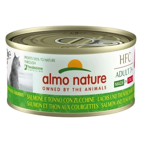 Almo complete made in italy adult +7 salmone/tonno/zucchini gr 70