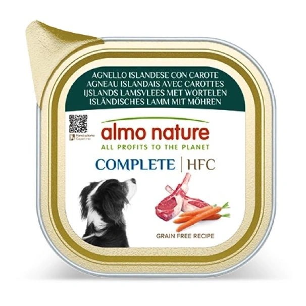 Almo dog complete agnello islandese/carote 17xgr85