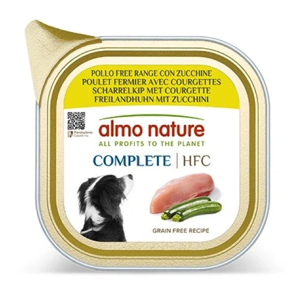 Almo dog complete pollo free range/zucchini 17xgr85