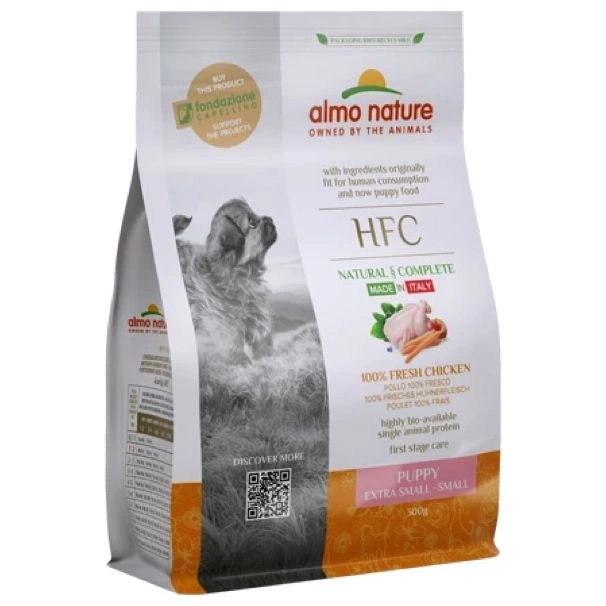 Almo hfc dog xs-s puppy gr 300 pollo