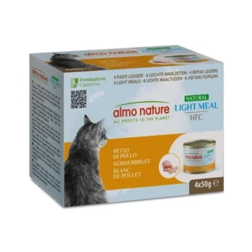 Almo natural cat light meal 4xgr50 petto di pollo