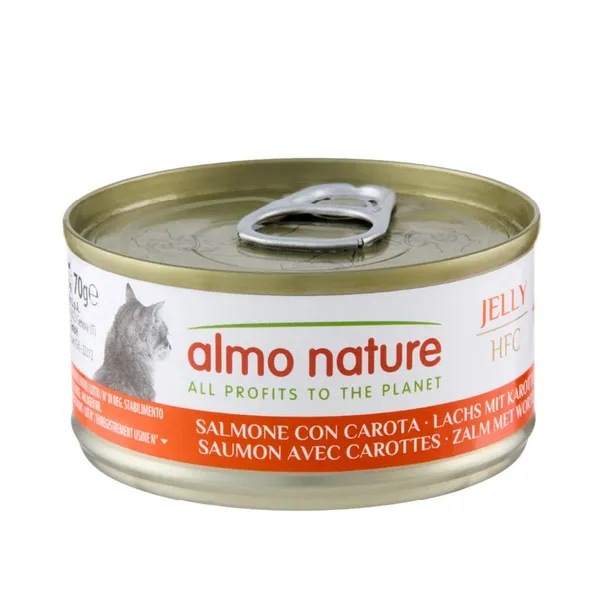 Almo natural cat salmone/carota megapack 6xgr70