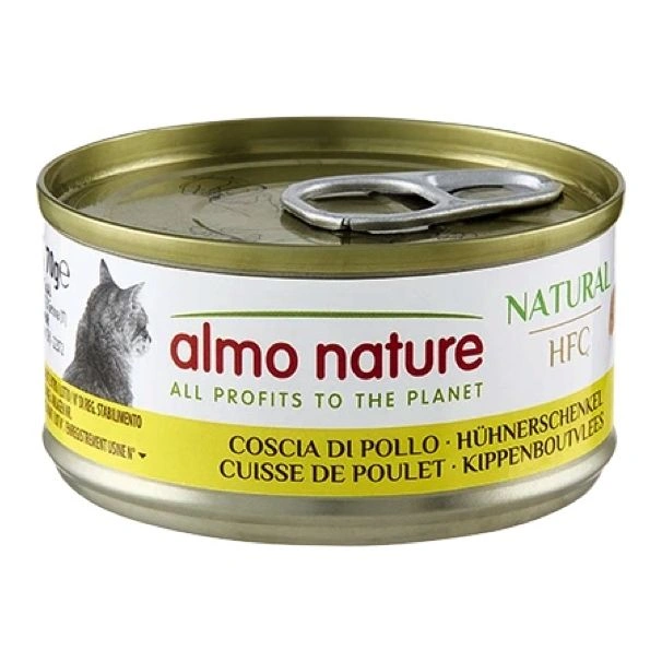 Almo natural coscia di pollo gr 70