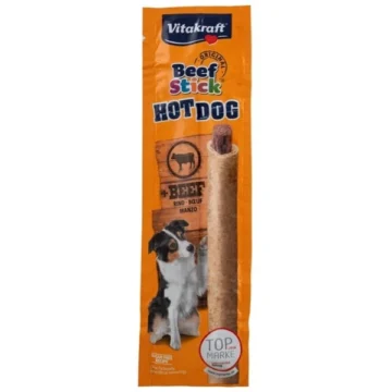 Beef stick hot dog
