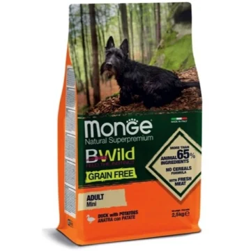 Bwild mini adult anatra con patate kg.2,5