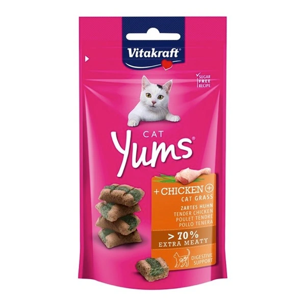 Cat yums pollo ed erba gatta 40 gr