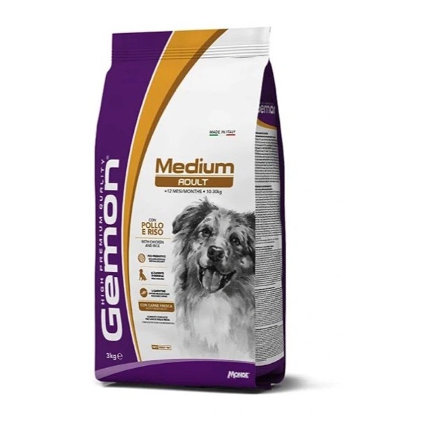 Gemon all breeds medium adult con pollo kg.3
