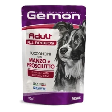 Gemon busta adult con bocconcini manzo e prosciutto