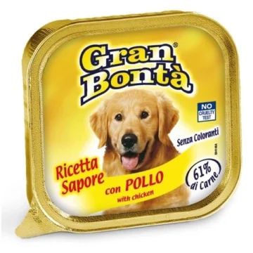 Gran bontà vaschette pollo cane
