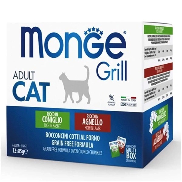 Grill cat mix adult coniglio agnello