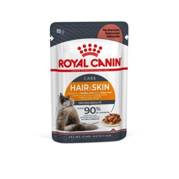 Hair & skin cat royal canin buste 12 x gr 85