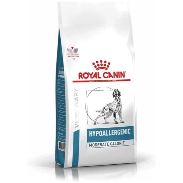Hypoallergenic moderate calorie dog royal canin kg 1,5