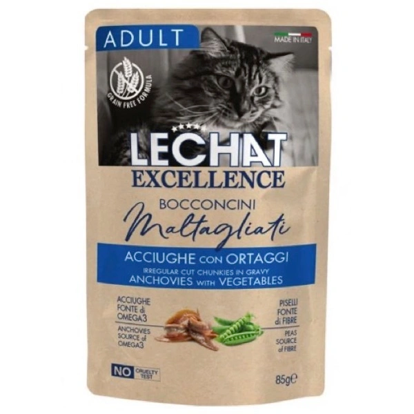 Lechat excellence buste adult acciughe con ortaggi