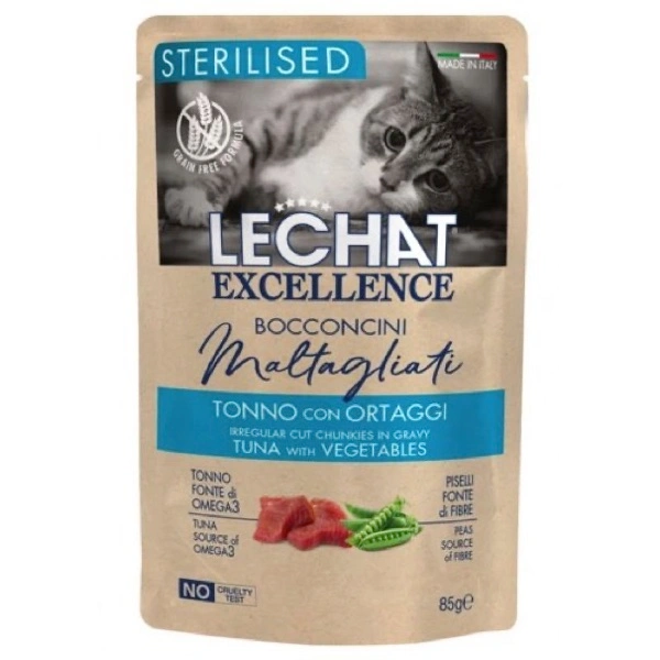 Lechat excellence buste sterilised tonno con ortaggi