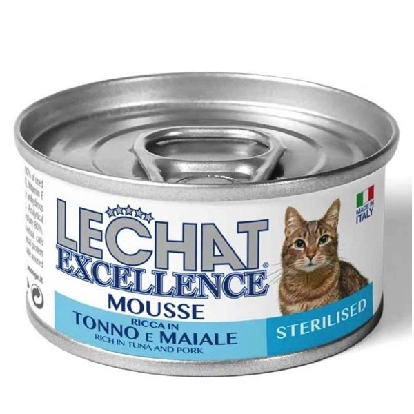 Lechat mousse sterilised al tonno e maiale