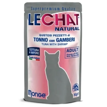 Lechat natural buste tonno con gamberetti