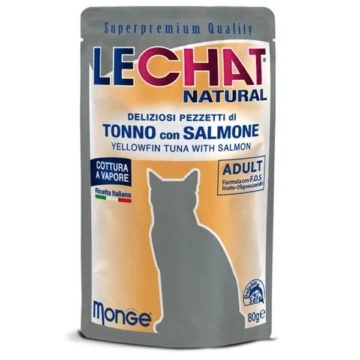 Lechat natural buste tonno con salmone