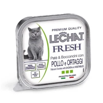 Lechat paté e bocconcini pollo e verdure