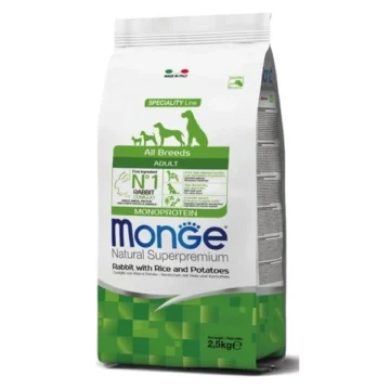 Natural superpremium all breeds adult coniglio, riso e patate kg.2,5