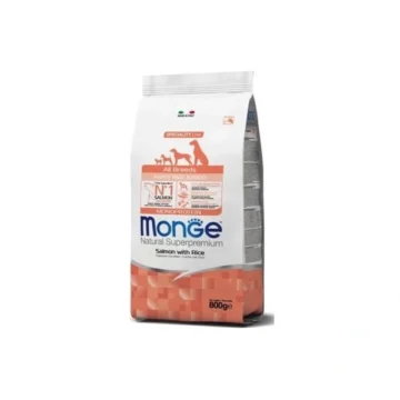 Natural superpremium all breeds puppy salmone e riso 800g