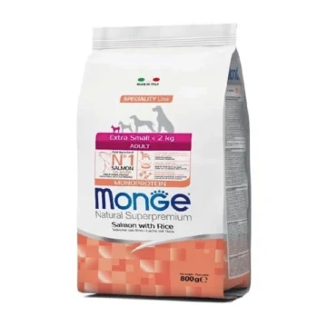 Natural superpremium extra small adult salmone e riso 800g