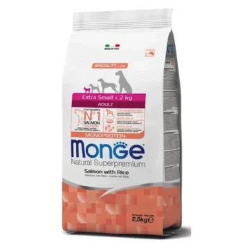 Natural superpremium extra small adult salmone e riso