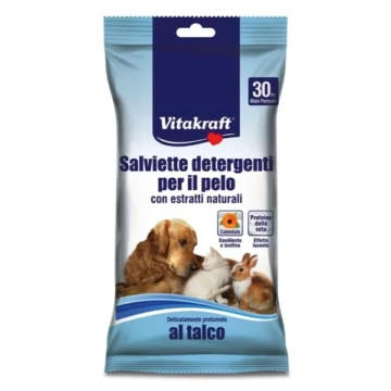 Salviette detergenti per il pelo 30 pz.
