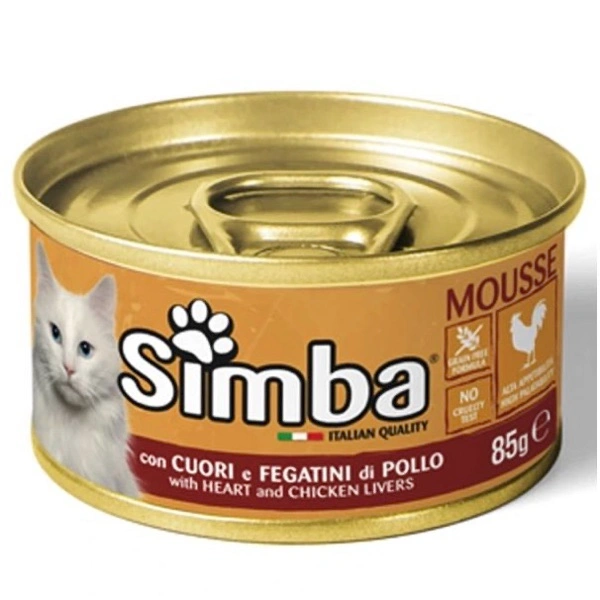 Simba monodose cuori e fegatini pollo