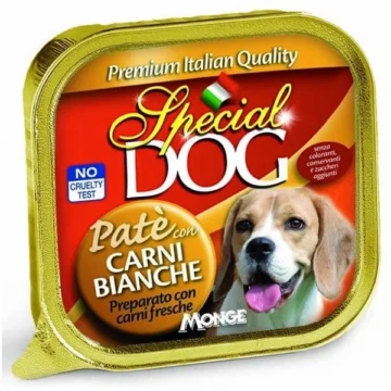 Special dog vaschette carni bianche