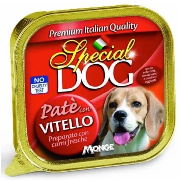 Special dog vaschette vitello
