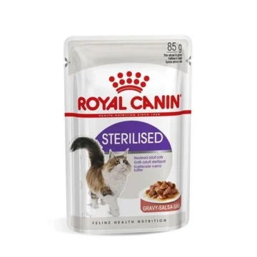 Sterilized gravy cat royal canin buste 12 x gr 85