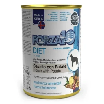 Cane paté diet cavallo con patate 400g
