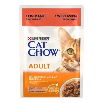 Cat chow buste manzo/melanzane 26x gr 85