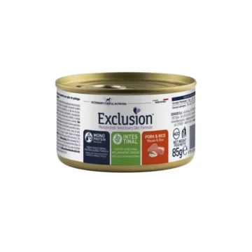 Exclusion cat intestinal maiale/riso gr 85