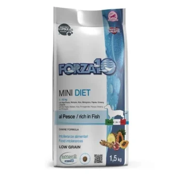 Diet per cane mini con pesce 1,5kgx3