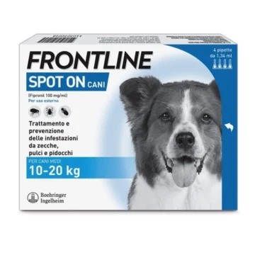 Frontline spot-on cani 10/20 - 4 pipette