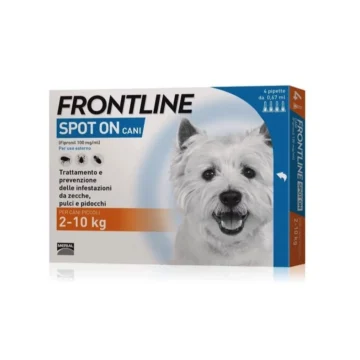 Frontline spot-on cani 2/10 - 4 pipette