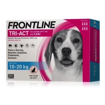 Frontline tri-act kg 10/20 - 6 pipette