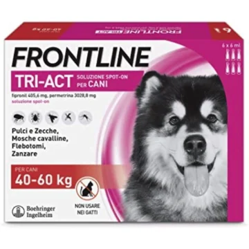 Frontline tri-act kg 40/60 - 6 pipette