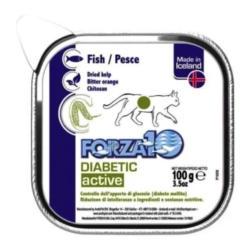 Gatto diabetic active vaschetta 100g pesce