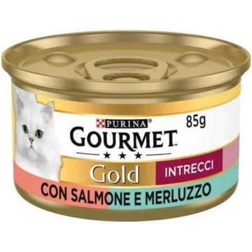 Gourmet gold intrecci salmone/merluzzo gr 85