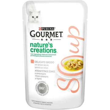 Gourmet nature's creation soup salmone/verdure 16x gr 40