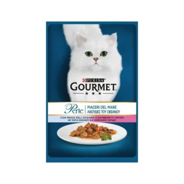 Gourmet perle piaceri mare pesce oceano/gamberetti 26x gr 85