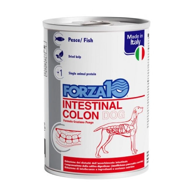 Intestinal colon con pesce per cani 390g