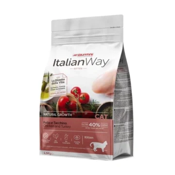 Italian way kitten pollo/tacchino 1,5 kg.