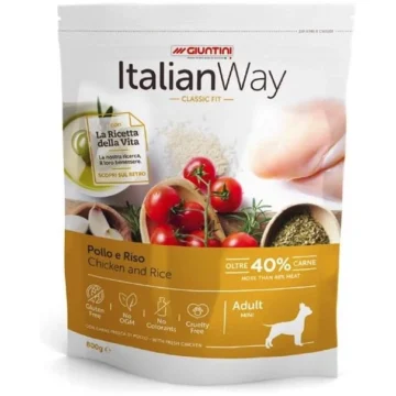 Italian way mini pollo e riso 800 gr.