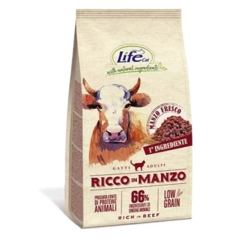 Lifecat low grain kg 1,5 manzo