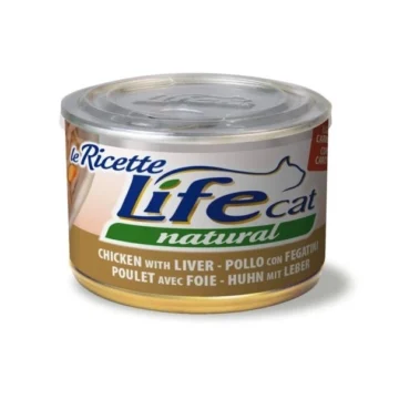 Lifecat ricette filetti pollo/fegato/carote gr 150