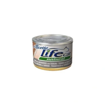 Lifecat ricette tonno/alici/surimi gr 150
