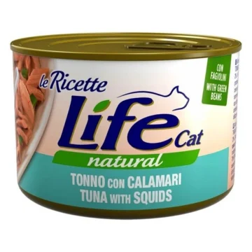 Lifecat ricette tonno/calamari/fagioli gr 150